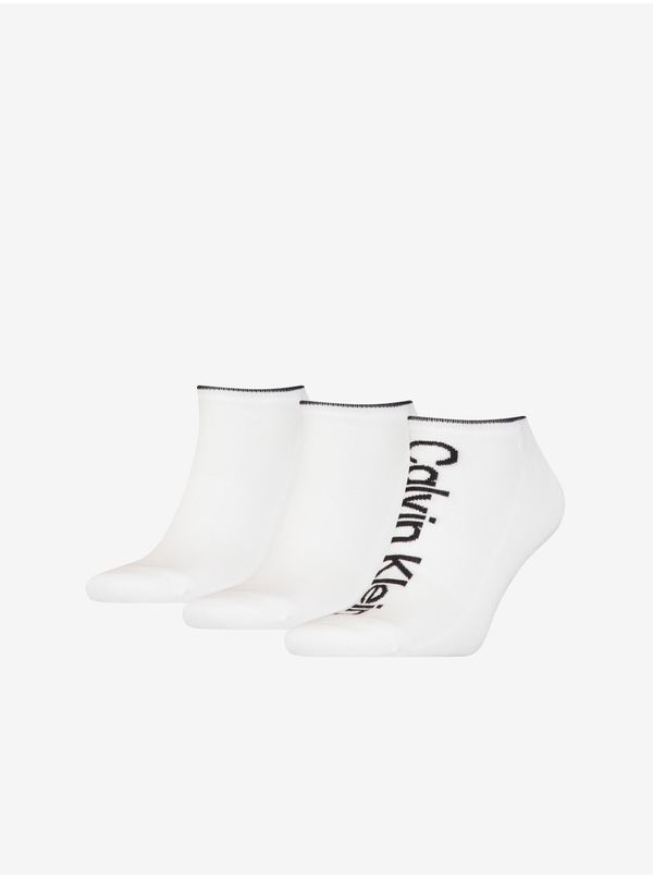 Calvin Klein Set of three pairs of men's socks in white Calvin Klein Underwear - Men