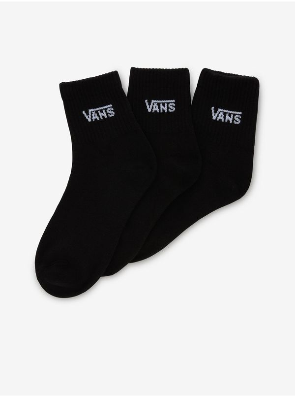 Vans Set of three pairs of women's socks in black VANS Classic Half Crew - Women