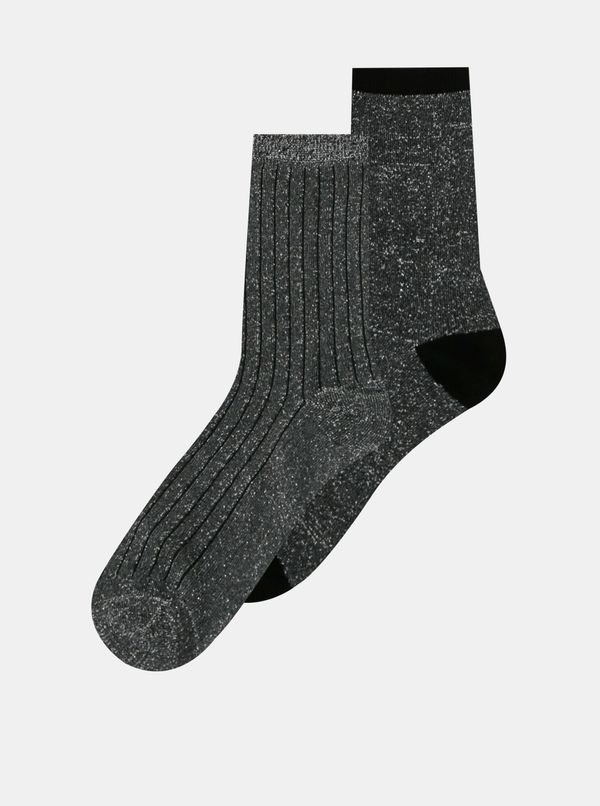 Only Set of two pairs of dark gray socks ONLY Coffee