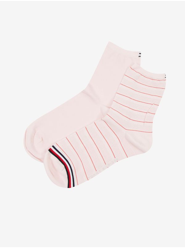 Tommy Hilfiger Set of two pairs of women's socks in pink Tommy Hilfiger Underwea - Ladies
