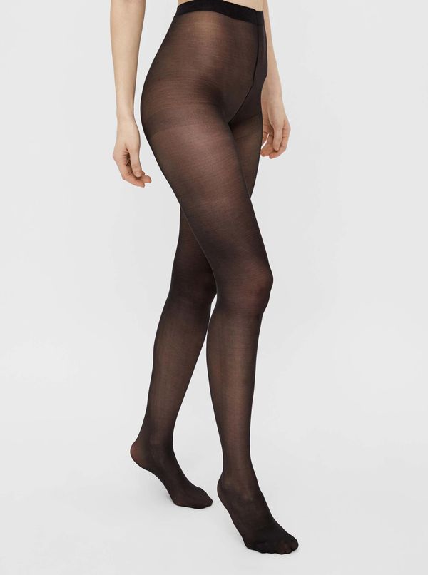 Pieces Set of two women's tights in black Pieces New Ni - Women's