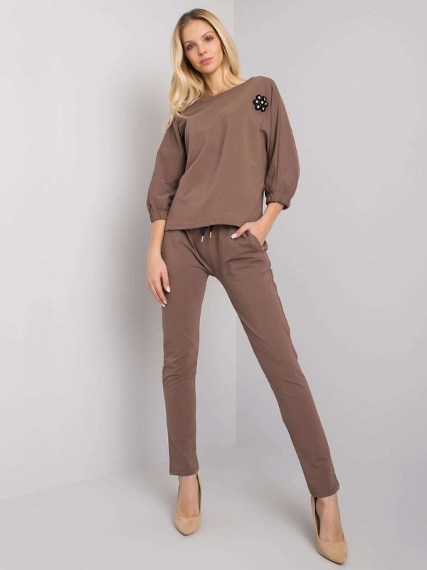 RUE PARIS Set-RV-KMPL-7363.25P-brown