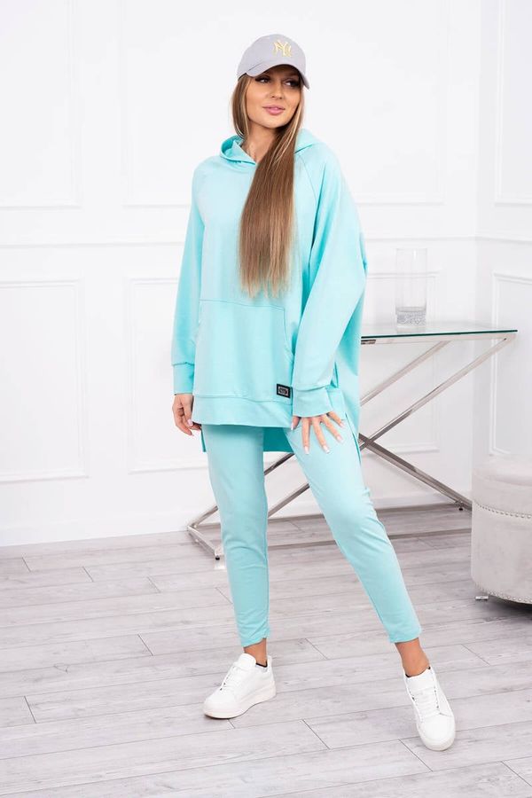 Kesi Set with mint sweatshirt