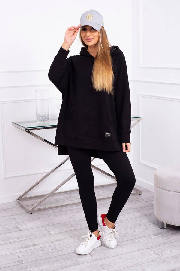 Kesi Set with sweatshirt in black