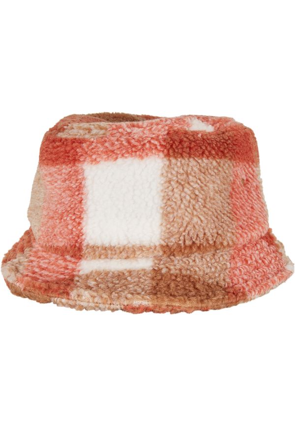 Flexfit Sherpa Check Bucket Hat whitesand/caramel