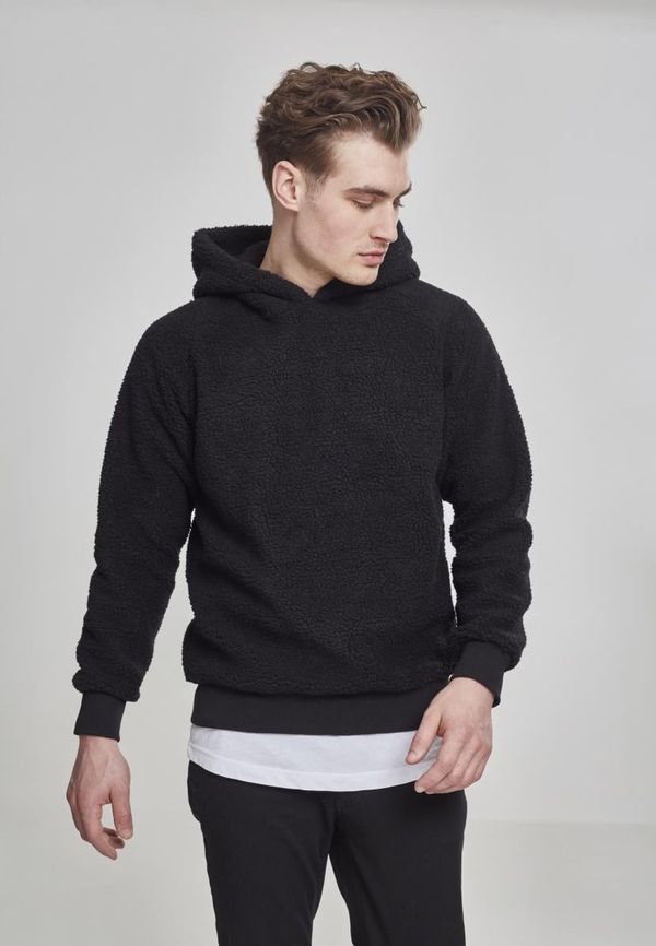 Urban Classics Sherpa Hoody Black