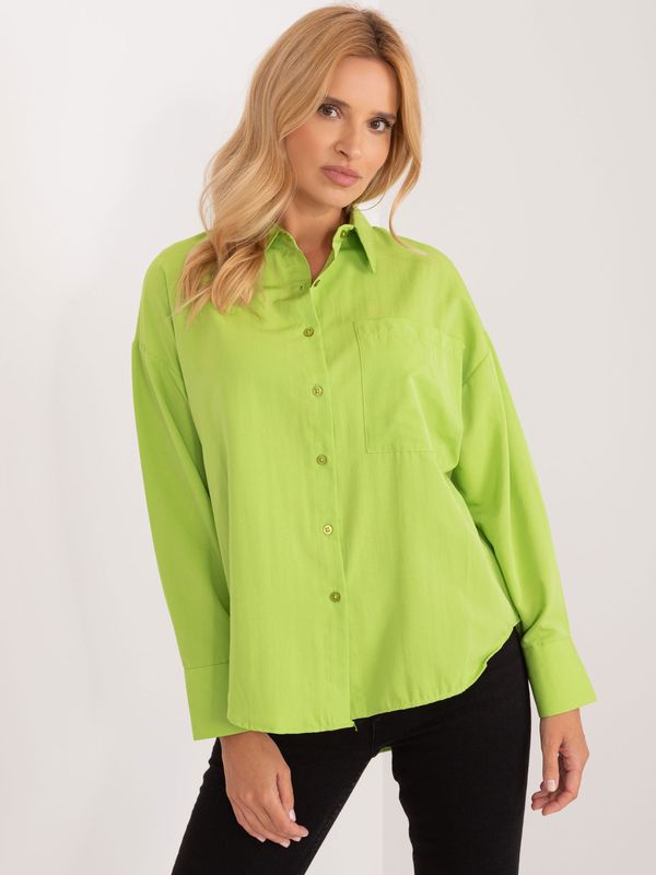 LYKOSS Shirt-BA-KS-0274.47-lime green