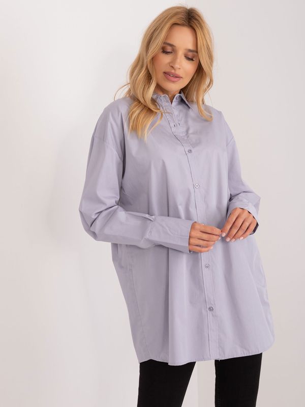 LYKOSS Shirt-BA-KS-0378.60-grey