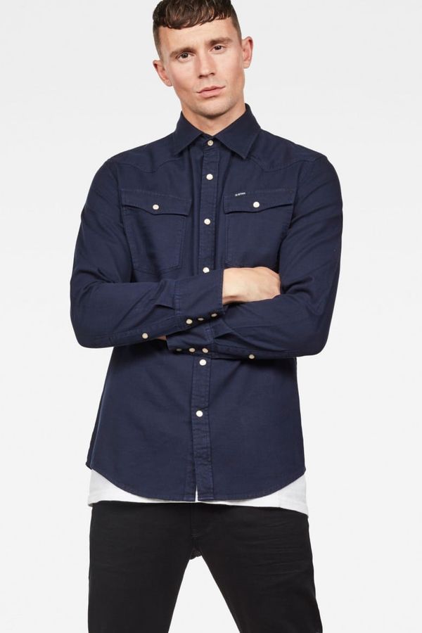 G Star Shirt - G-STAR 3301 shirt l/s dark blue