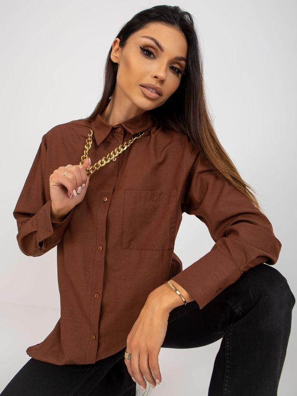 Factory Price Shirt-TO-KS-7183.81P-brown