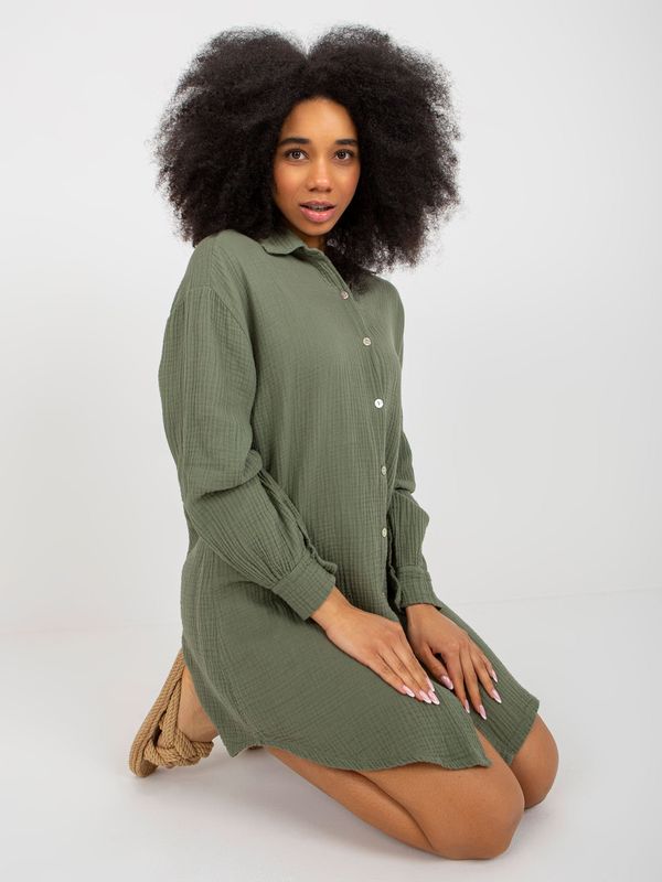 Och Bella Shirt-TW-KS-BI-82639.16X-khaki