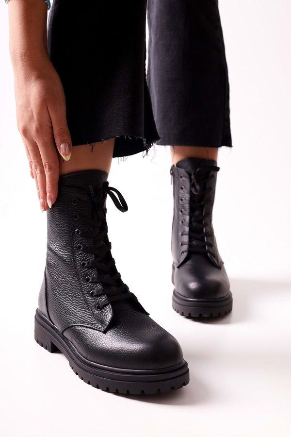 Shoeberry Shoeberry Women's Glam Black Genuine Leather Boots Boots From Black Genuine Leather.