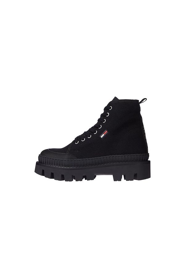 Tommy Hilfiger Jeans Shoes - Tommy Jeans TOMMY JEANS FLAT BOOT black