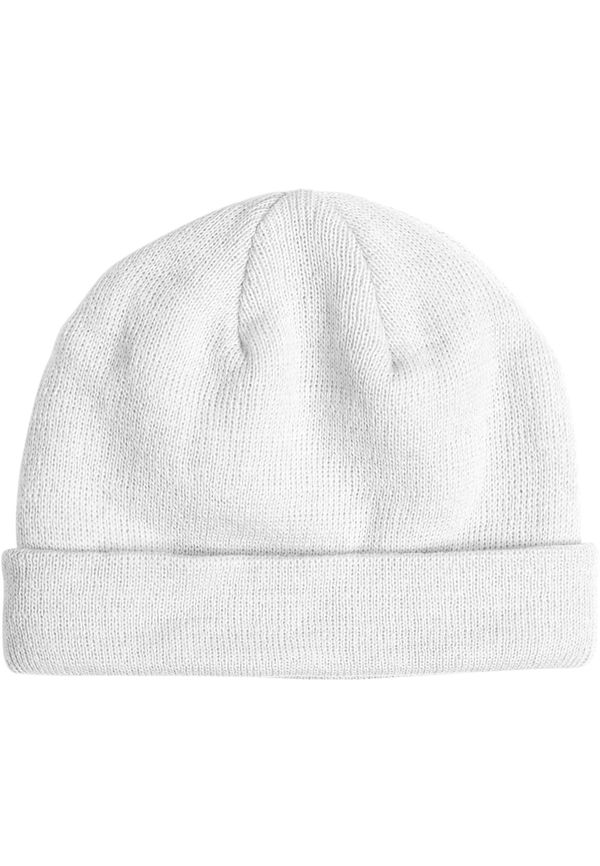 MSTRDS Short knit beanie white