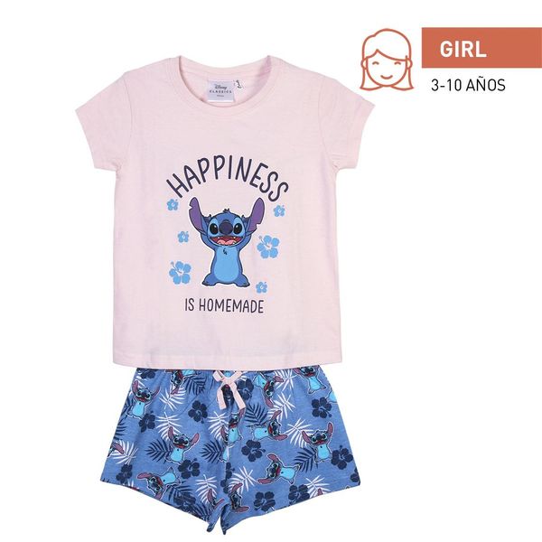 STITCH SHORT PYJAMAS SINGLE JERSEY POINT STITCH