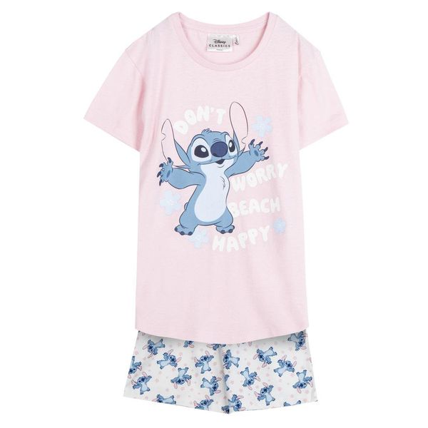 STITCH SHORT PYJAMAS SINGLE JERSEY STITCH