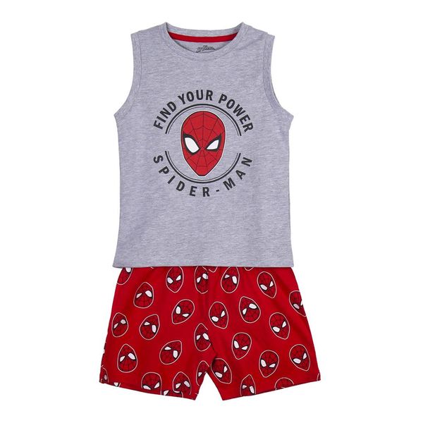 Spiderman SHORT PYJAMAS SINGLE JERSEY SUSPENDERS SPIDERMAN