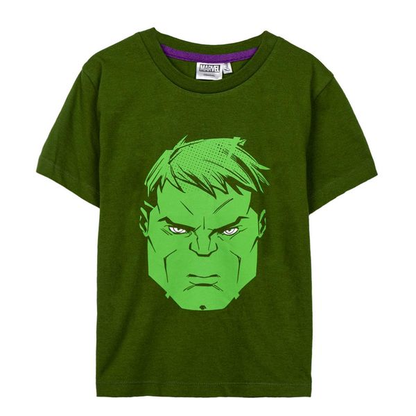 AVENGERS SHORT SHIRT SINGLE JERSEY AVENGERS HULK