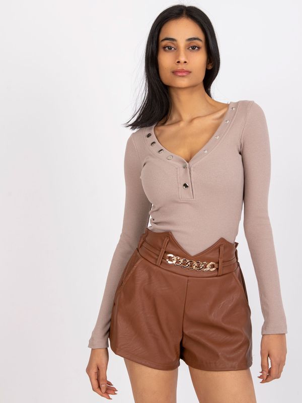 Italy Moda Shorts-DHJ-SN-5060.66P-brown