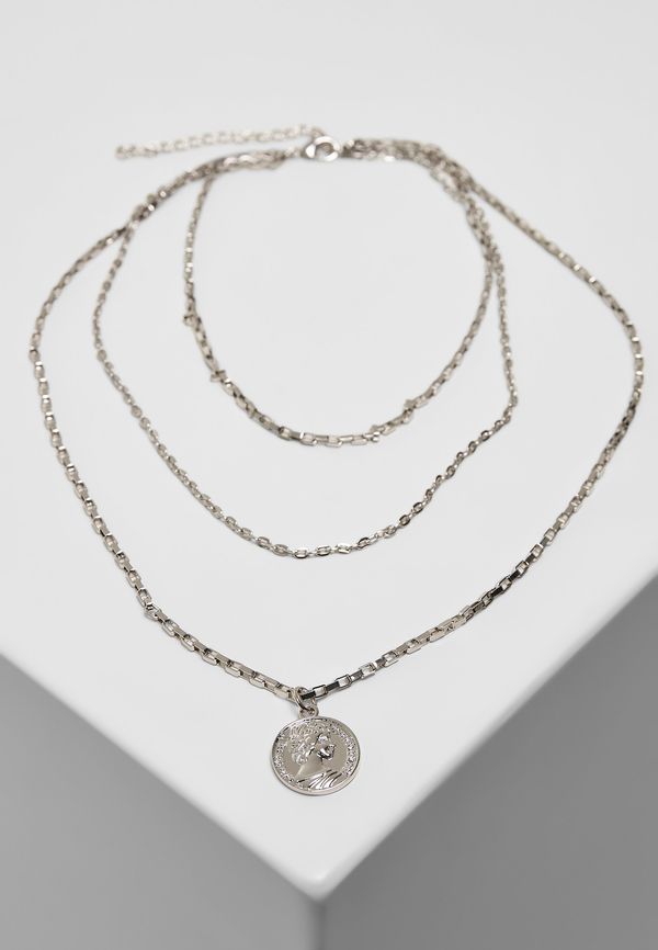 Urban Classics Accessoires Silver necklace with layering amulets