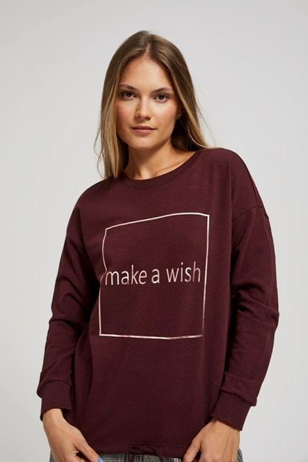 Moodo Simple sweatshirt with print