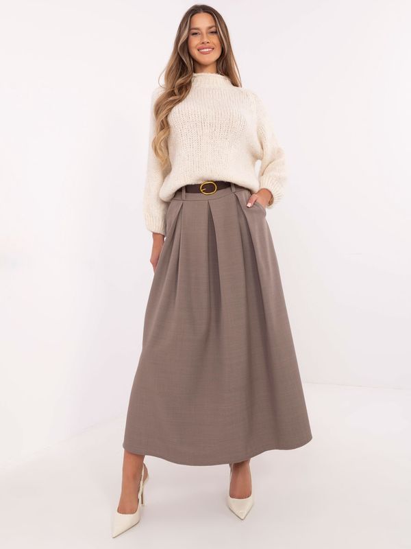 Italy Moda Skirt-DHJ-SD-19720.83-dark beige