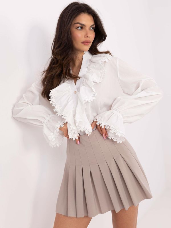 Italy Moda Skirt-DHJ-SD-8792.68-dark beige
