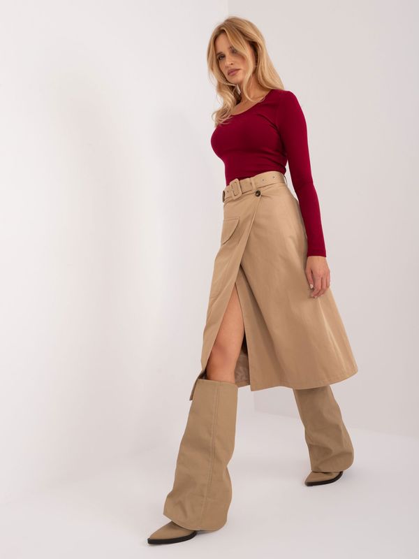 Factory Price Skirt-EM-SD-B9223.25-camel