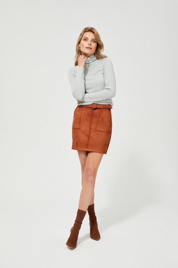 Moodo Skirt made of imitation suede