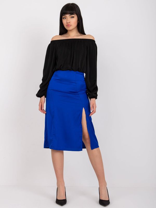 RUE PARIS Skirt-WN-SD-1705.86-Cobalt