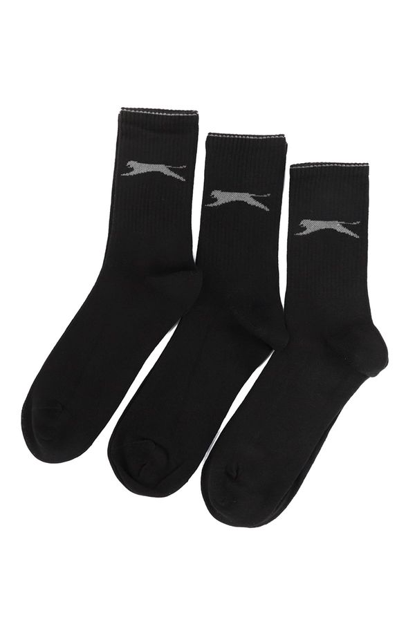 Slazenger Slazenger Jago Men's Sports Socks 40-44 Black Color, Set of 3