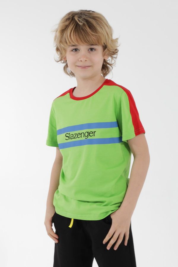 Slazenger Slazenger Pat Boys T-shirt Green