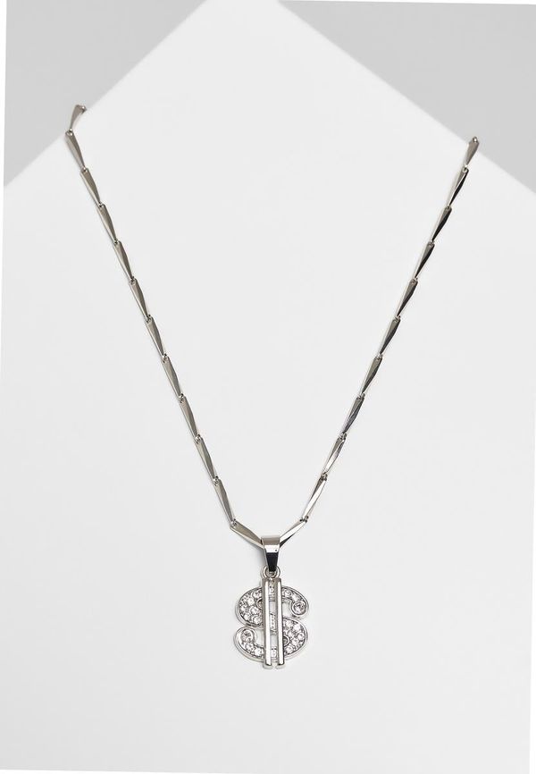 Urban Classics Accessoires Small Silver Dollar Necklace