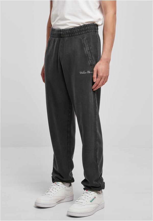 Urban Classics Small sweatpants with black embroidery