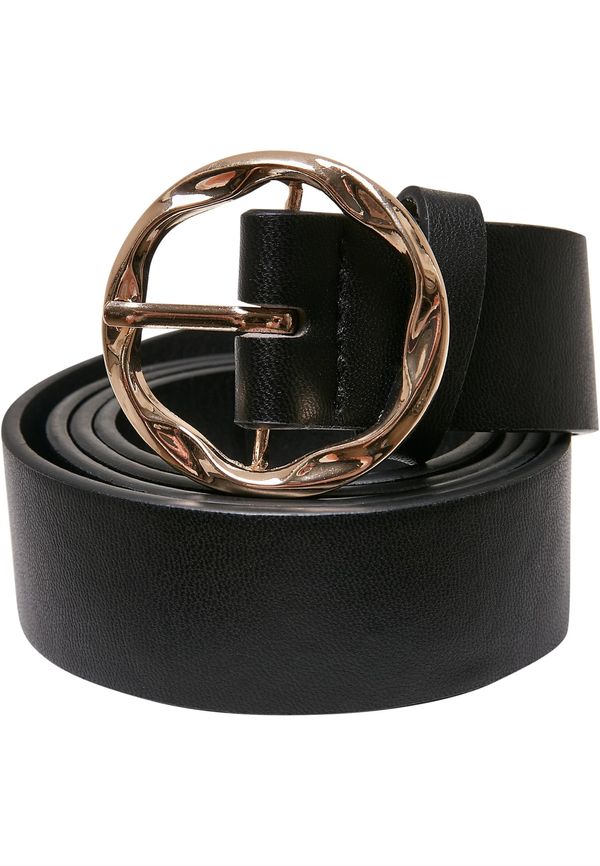 Urban Classics Small women's belt made of synthetic leather black