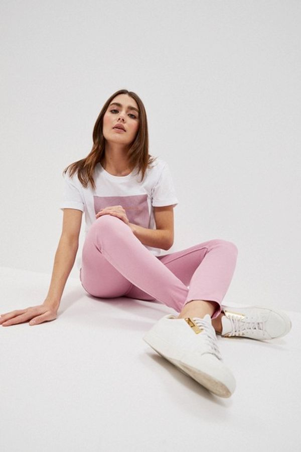 Moodo Smooth trousers - pink