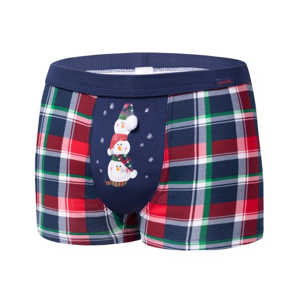 Cornette Snowman Boxer Shorts 007/71 Navy Blue