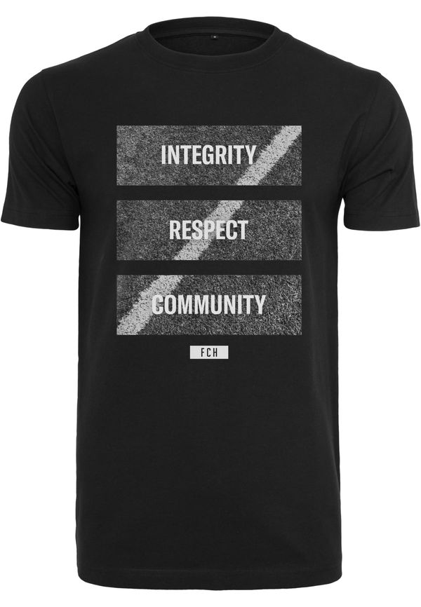 Merchcode Soccer Balls Coming Home Integrity, Respect, Community T-Shirt Black