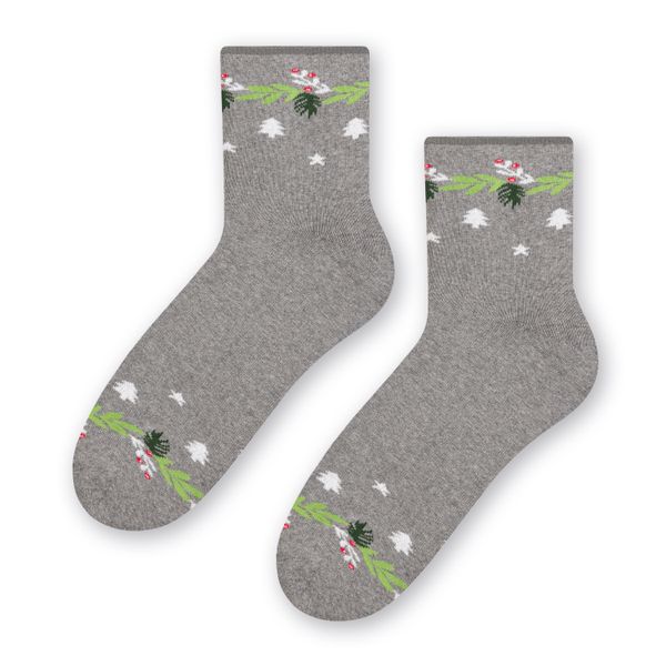 Steven Socks 123-032 Melange Grey Melange Grey