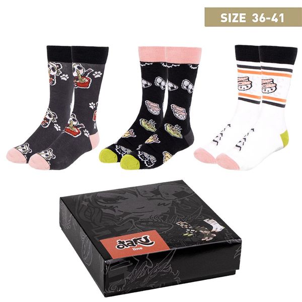 OTAKU SOCKS PACK 3 PIECES OTAKU