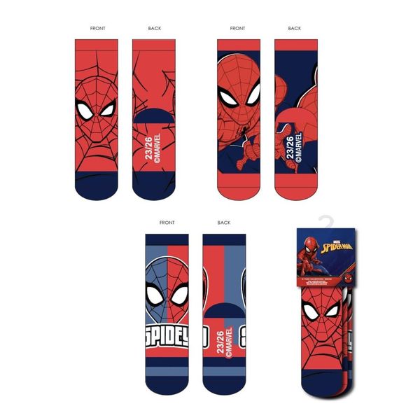 Spiderman SOCKS PACK 3 PIECES SPIDERMAN