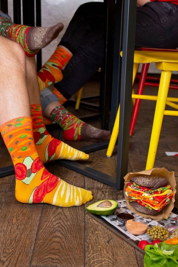 Kesi Socks Rainbow Socks Burger Vege 2 pairs