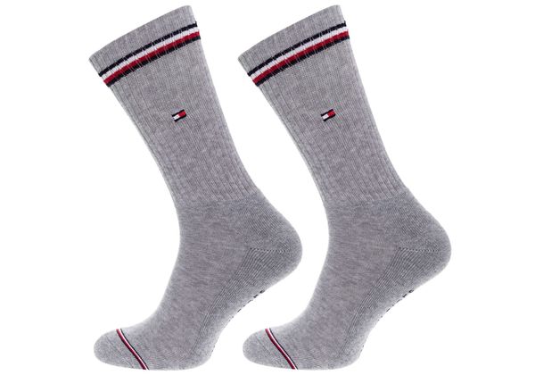 Tommy Hilfiger Socks - Tommy Hilfiger TH MEN ICONIC SOCK 2P Grey