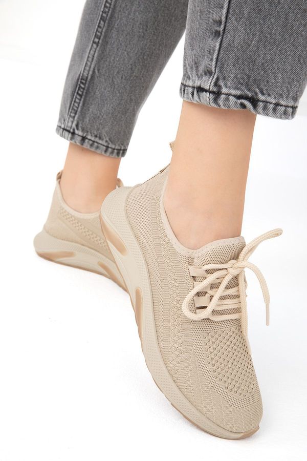 Soho Soho Beige Women's Sneakers 19708