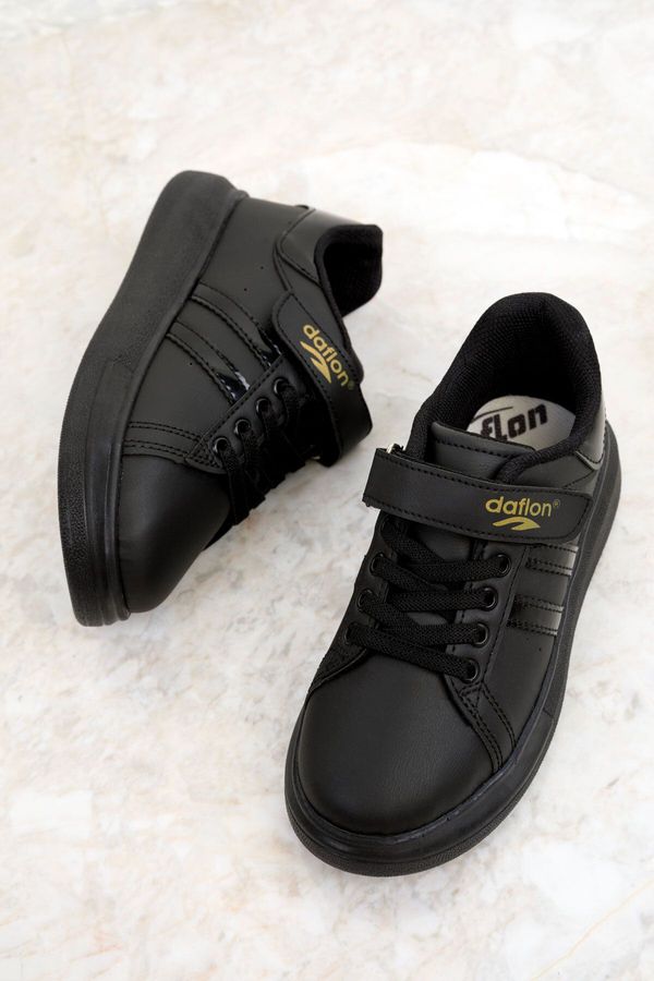 Soho Soho Black-Black Kids Sneaker 19645