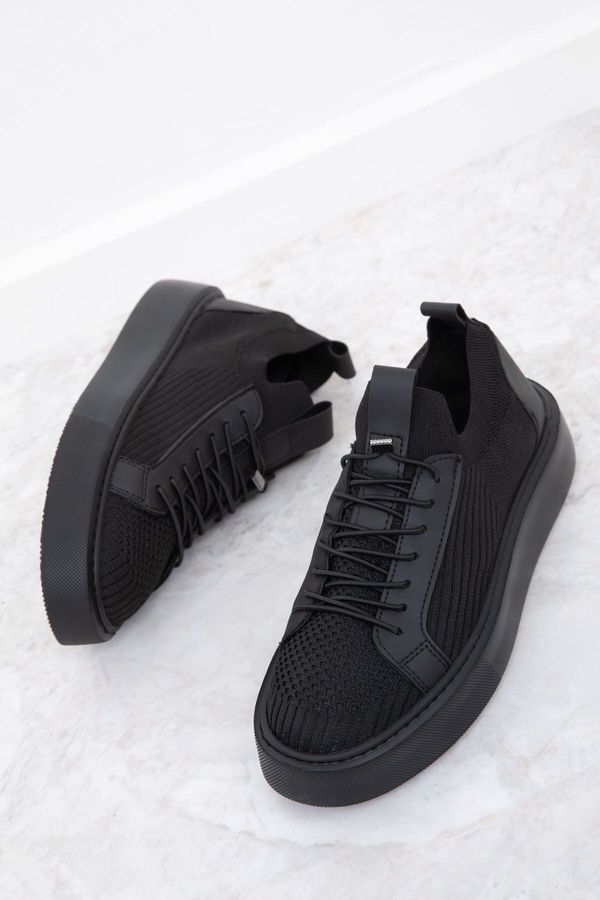 Soho Soho Black-Black Men's Sneaker 19622