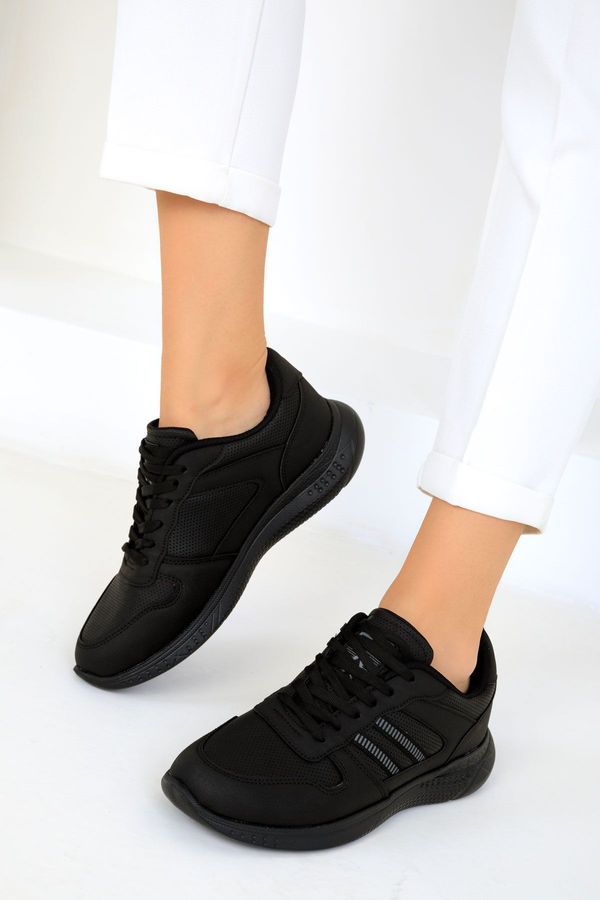 Soho Soho Black-Black Women's Sneakers 19543