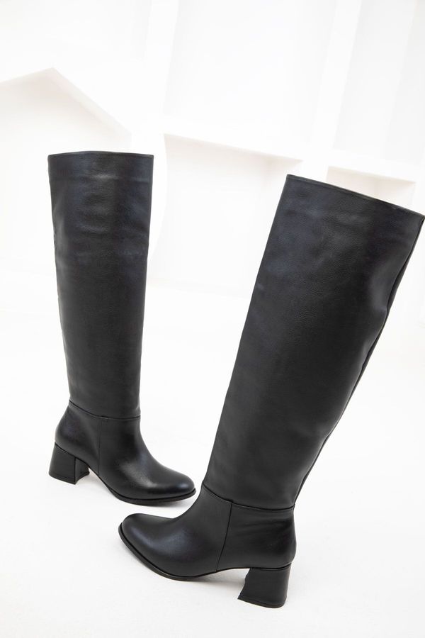 Soho Soho Black Genuine Leather Women's Boots 19959