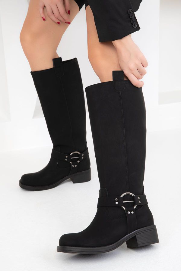 Soho Soho Black Matte Women's Boots 19676