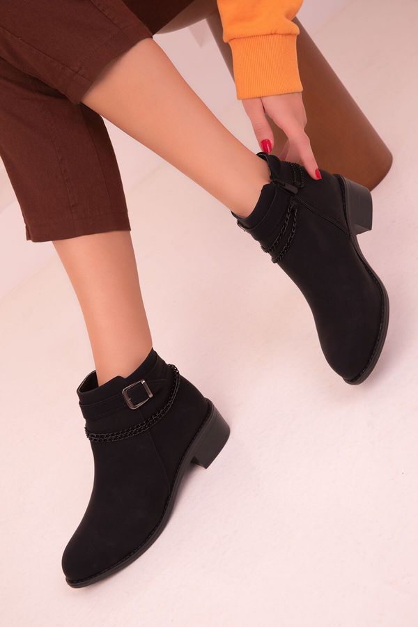 Soho Soho Black Matte Women's Boots & Booties 15384